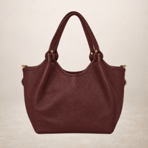 KELLI - Bolso de piel - Burdeos