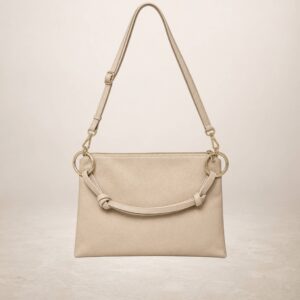 LINDA - Bolso de piel - Taupe