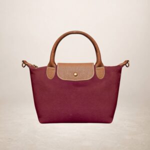 SIENA - Bolso de piel  - Rojo oscuro