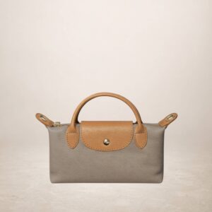 SIENA MINI - Bolso de piel - Taupe