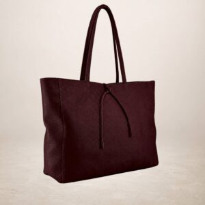 ILENIA bis - Bolso de piel Vacuno - Borgona oscuro