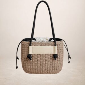 VESUVIO - Bolso tote de papel - Combi  Tostado
