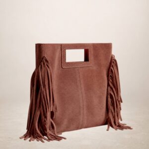 VENAS - Bolso de mano de piel Gamuza 243710 - Terracotta
