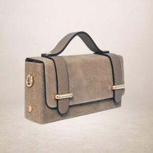 FIAMMA - Bolso de piel gamuza - Taupe o