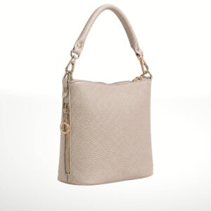 ISTELIA - Bolso de piel - Arena