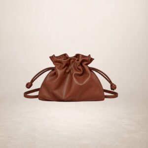 CIUFFO - Bolso de piel napa - Marron castano