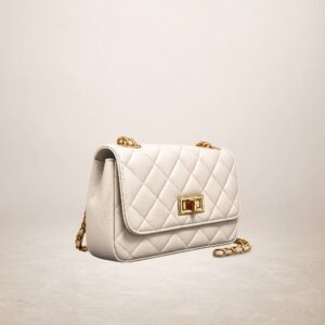 GABRIELLA - Bolso de Piel - Beis