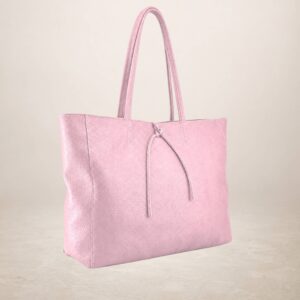 ILENIA bis - Bolso de piel Vacuno - Rosa pastel