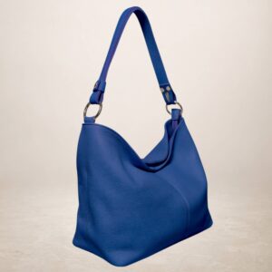 DORIANA - Bolso de piel - Azulon