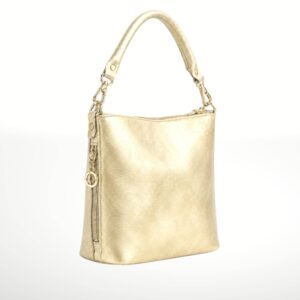 ISTELIA - Bolso de piel - Platinado