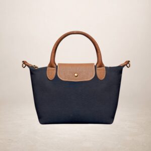 SIENA - Bolso de piel  - Azul marino