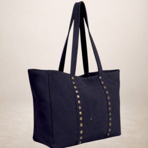 CELINA - Bolso Tote de piel Gamuza - Azul marino