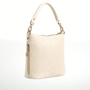 ISTELIA - Bolso de piel - Beis