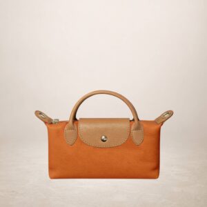 SIENA MINI - Bolso de piel - Mandarina