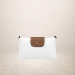 TERESA - Bolso de piel - Blanco combi