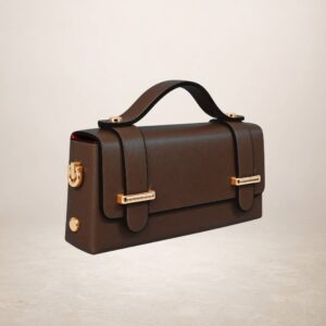 FIAMMETTA - Bolso de piel cuero - Marron