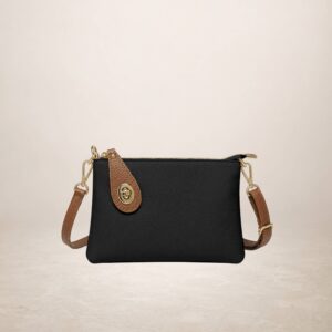 ALLEGRA - Bolso de mano de piel - Negro