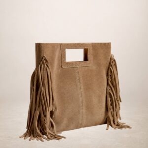 VENAS - Bolso de mano de piel Gamuza 243710 - Camel