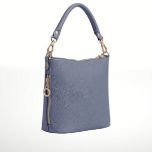 ISTELIA - Bolso de piel - Azul vaquero