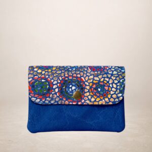 GAUDI plus - Monedero de piel Gamuza - Azulon