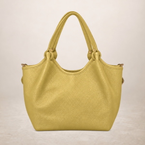 KELLI - Bolso de piel - Amarillo curry
