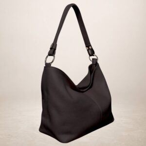 DORIANA - Bolso de piel - Marron chocolate