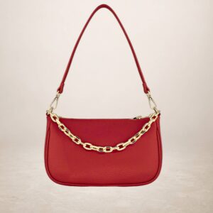 LALABEL - Bolso de piel vacuno - Rojo