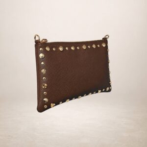UNIMAR - Bolso de piel - Marron nogal