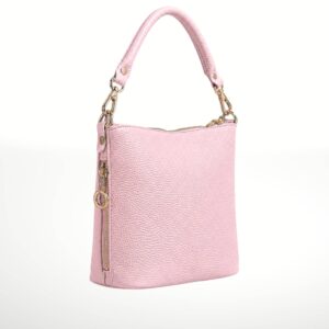 ISTELIA - Bolso de piel - Rosa pastel