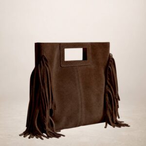 VENAS - Bolso de mano de piel Gamuza 243710 - Marron