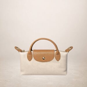 SIENA MINI - Bolso de piel - Beis