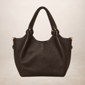 KELLI - Bolso de piel - Marron chocolate