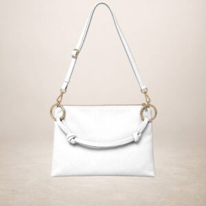 LINDA - Bolso de piel - Blanco
