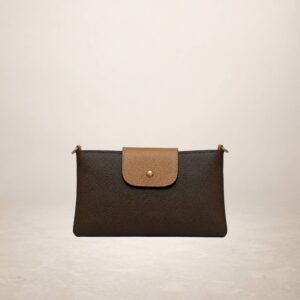 TERESA - Bolso de piel - Marron cafe combi