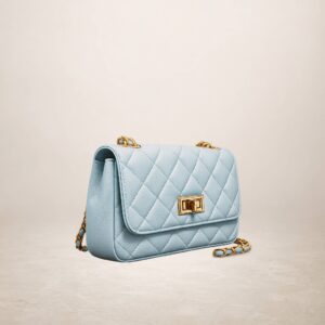 GABRIELLA - Bolso de Piel - Azul cielo