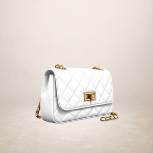 GABRIELLA - Bolso de Piel - Blanco