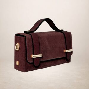 FIAMMA - Bolso de piel gamuza - Rojo o
