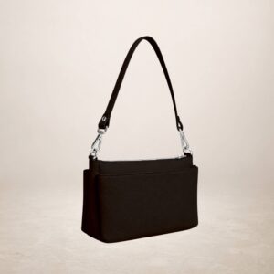 BETTA - Bolso de piel vacuna  - Chocolate