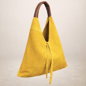 DEMA - Bolso de piel Gamuza - Amarillo