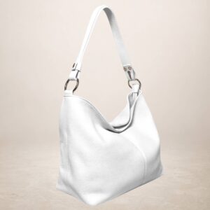 DORIANA - Bolso de piel - Blanco
