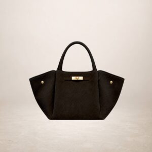 IKLANA - Bolso de piel Gamuza - Cafe